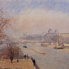 Схема вышивки «Лувр»