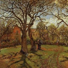 Схема вышивки «Каштаны в Лувесьене»