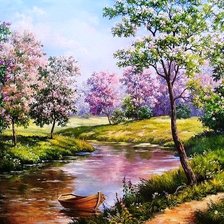 Схема вышивки «весна»