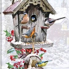 Схема вышивки «Зимой»