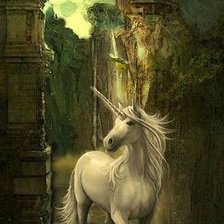 Схема вышивки «единорог»