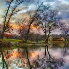 Схема вышивки «Осенний вечер.(в Анкоре)»