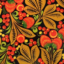 Схема вышивки «Подушка Хохлама»