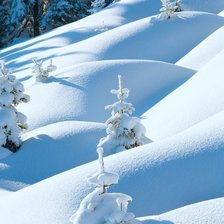 Схема вышивки «Сугробы»