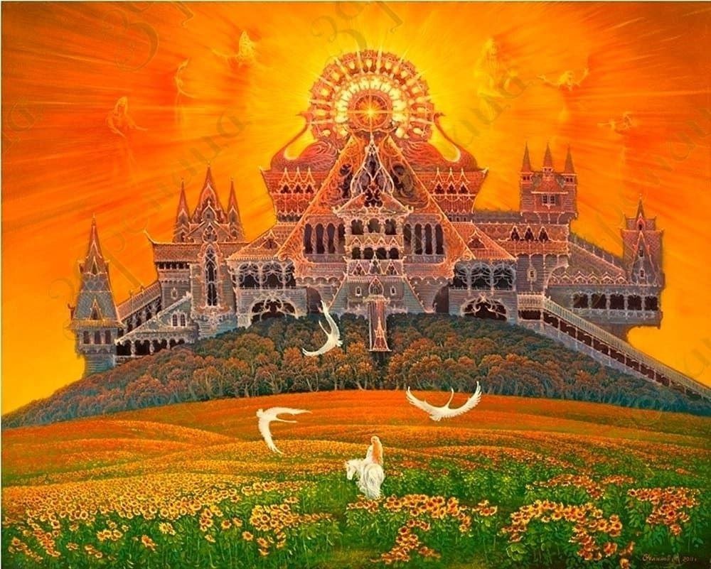 Храм Солнца - картины угланова - оригинал