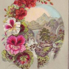 Схема вышивки «Открытка»