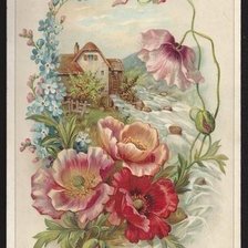 Схема вышивки «Открытка»