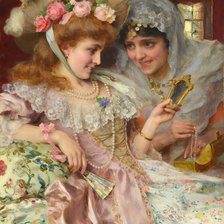 Схема вышивки «Colierul de perle _ F. Andreotti»