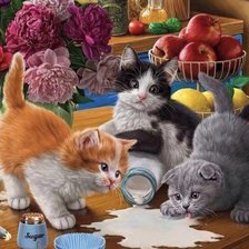 Схема вышивки «Маленькие хулиганы»