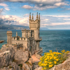 Схема вышивки «Ласточкино гнездо.»