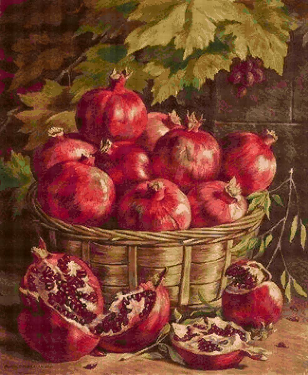 Гранаты - картина - предпросмотр