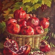 Схема вышивки «Гранаты»