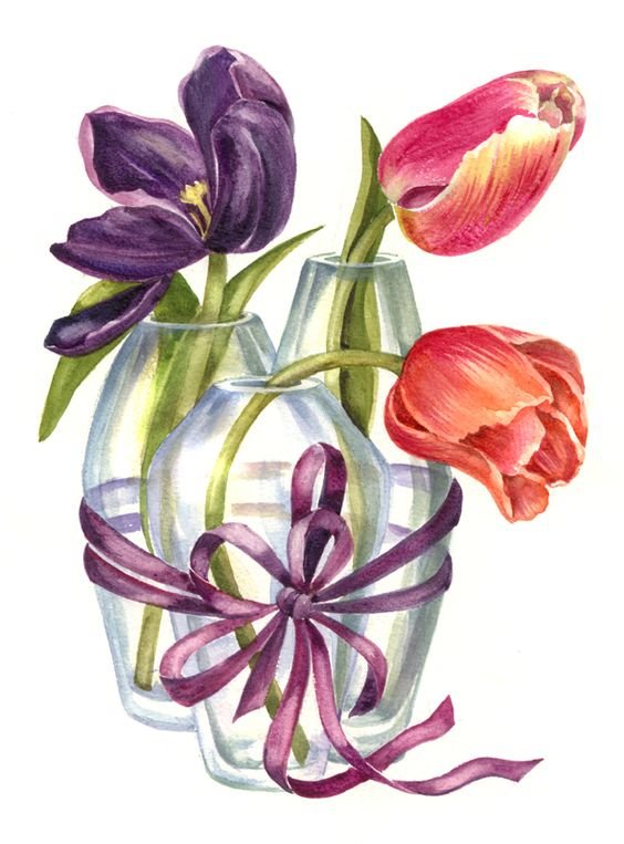 Тюльпаны - тюльпаны, цветы, букет - оригинал