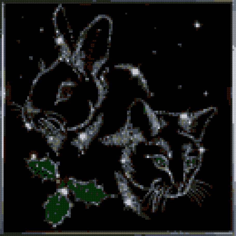 Кролик и кот - китайский гороскоп., кролик, восточный гороскоп, кот - предпросмотр