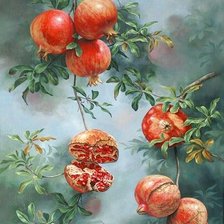 Схема вышивки «Гранат»