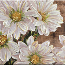 Схема вышивки «Хризантемы»