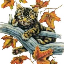 Схема вышивки «Высоко сижу»