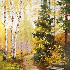 Схема вышивки «Осень»