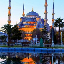 Схема вышивки «Голубая мечеть»