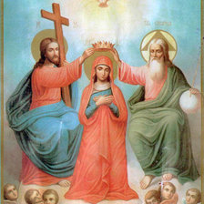 Схема вышивки «Небесное величие Божьей Матери»