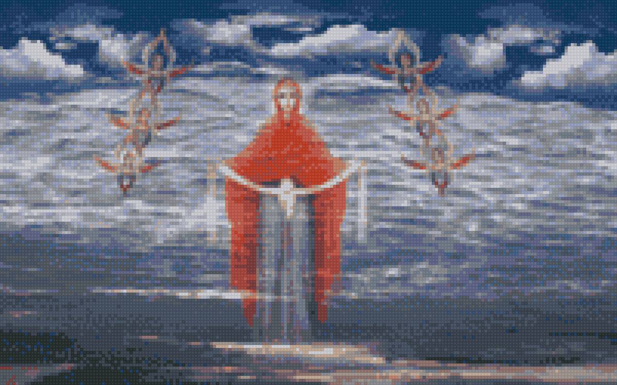 Покров Божьей Матери - икона - предпросмотр