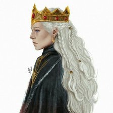 Схема вышивки «Рейнира Таргариен»