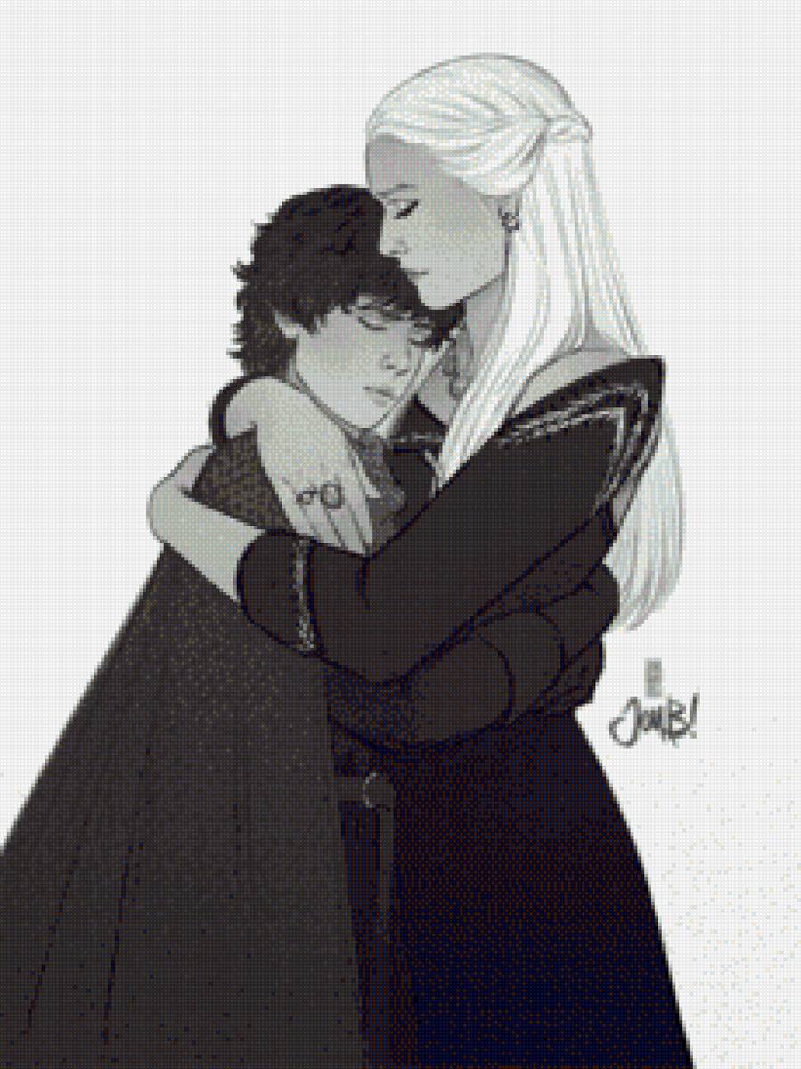 Рейнира и Люци - рейнира таргариен, игра престолов, дом драконов - предпросмотр