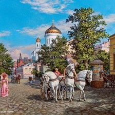 Схема вышивки «Михаил Сатаров. Тройка»