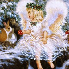 Схема вышивки «Дона Гелсингер. Ангел»