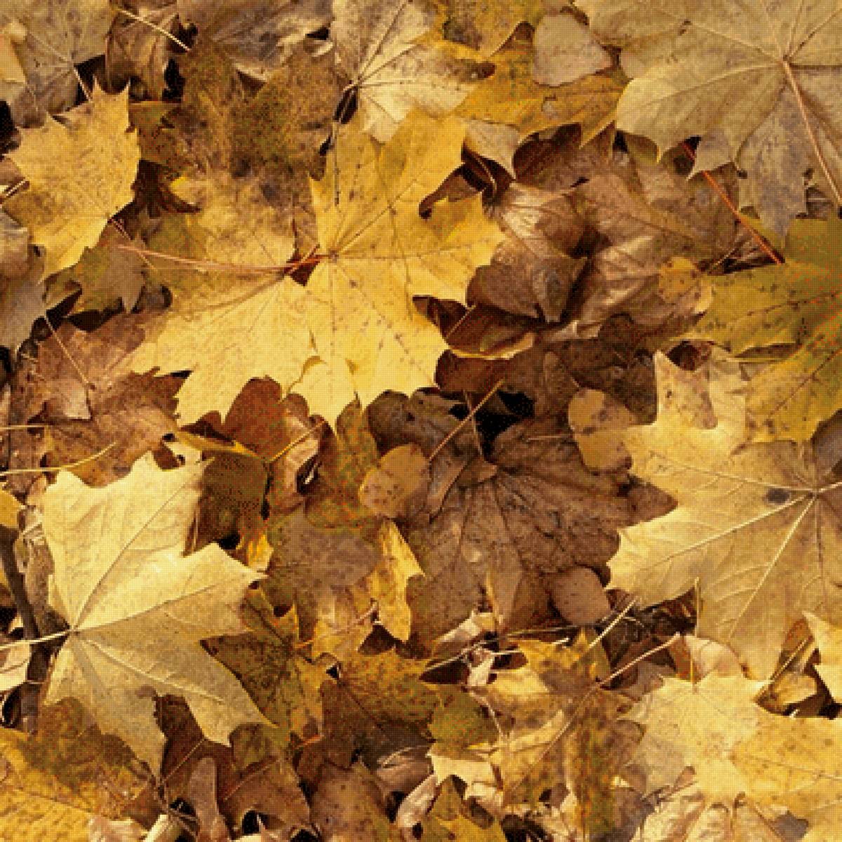 Листья - осень, скатерть, листья, клен, салфетка, подушка, наволочка - предпросмотр