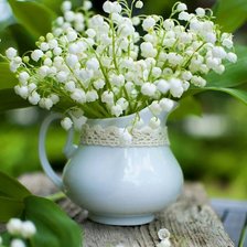 Схема вышивки «ландыш»