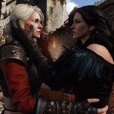 Схема вышивки «Йен и Цири»