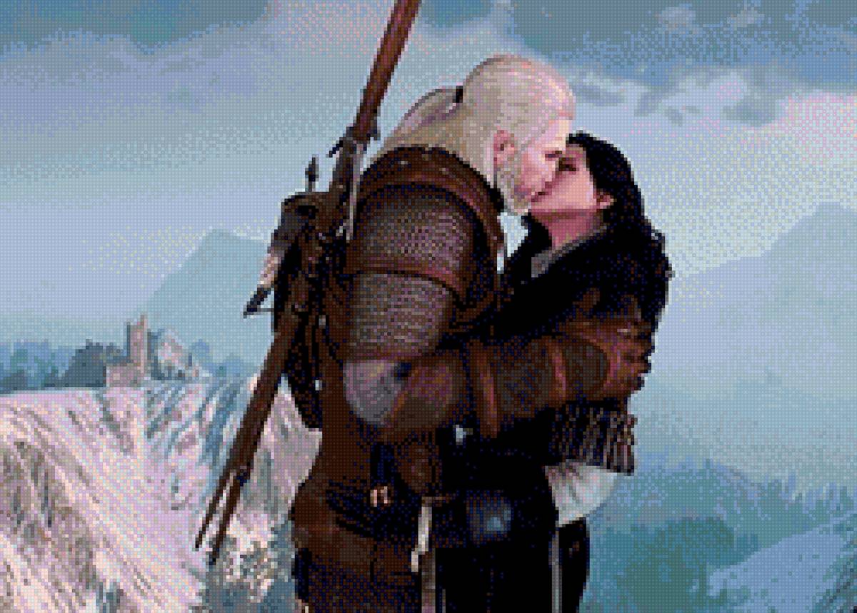 Геральт и Йен - йеннифэр, ведьмак, геральт - предпросмотр