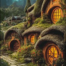 Схема вышивки «хобитания»