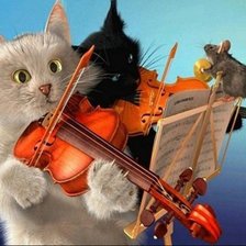 Схема вышивки «Скрипичное трио»