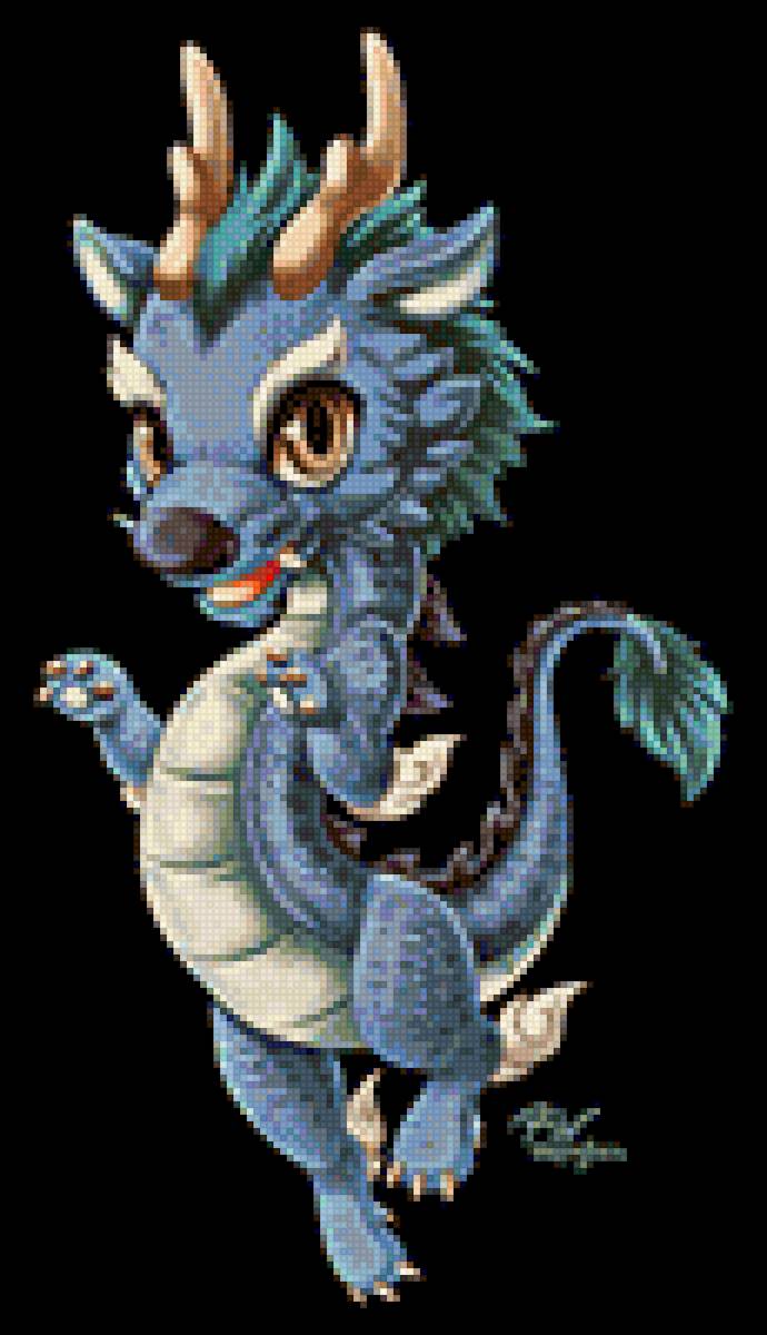 Малыш Дракон - дракон, дракончик - предпросмотр