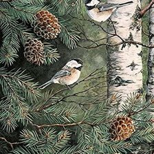 Схема вышивки «Лесные птицы»