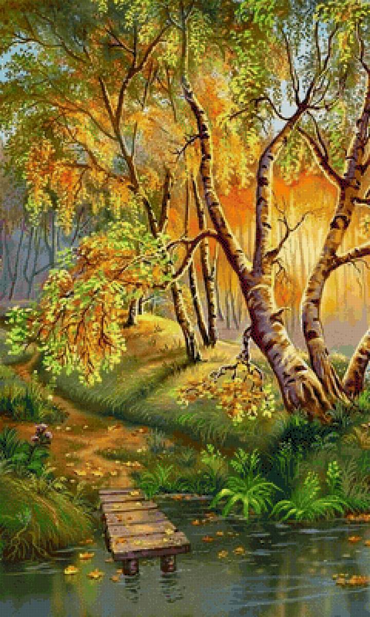 У реки - река, пейзаж - предпросмотр