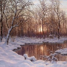 Схема вышивки «Ноябрь. И. Ф. Шультце»