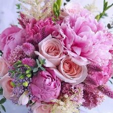 Схема вышивки «Акварельный букет»