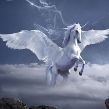 Схема вышивки «пегас»