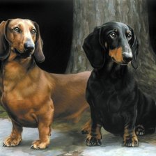 Схема вышивки «Прогулка друзей»