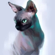 Схема вышивки «Священное животное Египта»