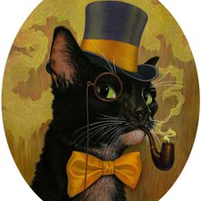 Схема вышивки «Шерлок»