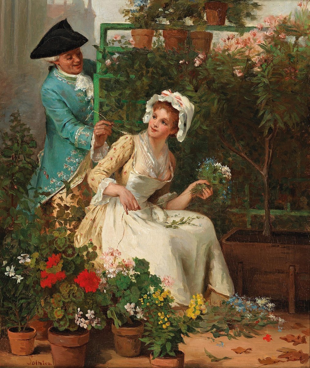 Ухажёр - цветы - оригинал