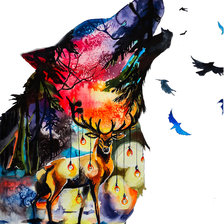 Схема вышивки «Животные»