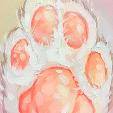 Схема вышивки «Лапка кота»