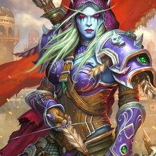 Схема вышивки «Сильвана Ветрокрылая»