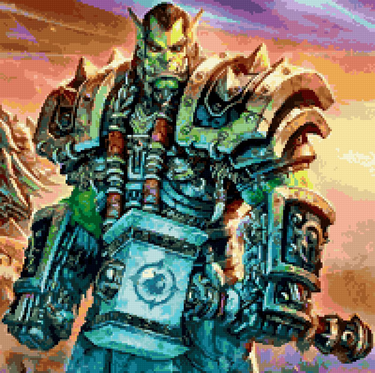 Тралл - орк, warcraft - предпросмотр