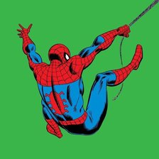 Схема вышивки «Человек паук»